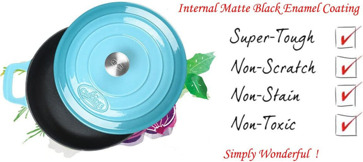 La Cuisine 3175MB Schmorpfanne Hoher Rand - 28cm Servierpfanne Induktion - Pfanne mit Deckel für all