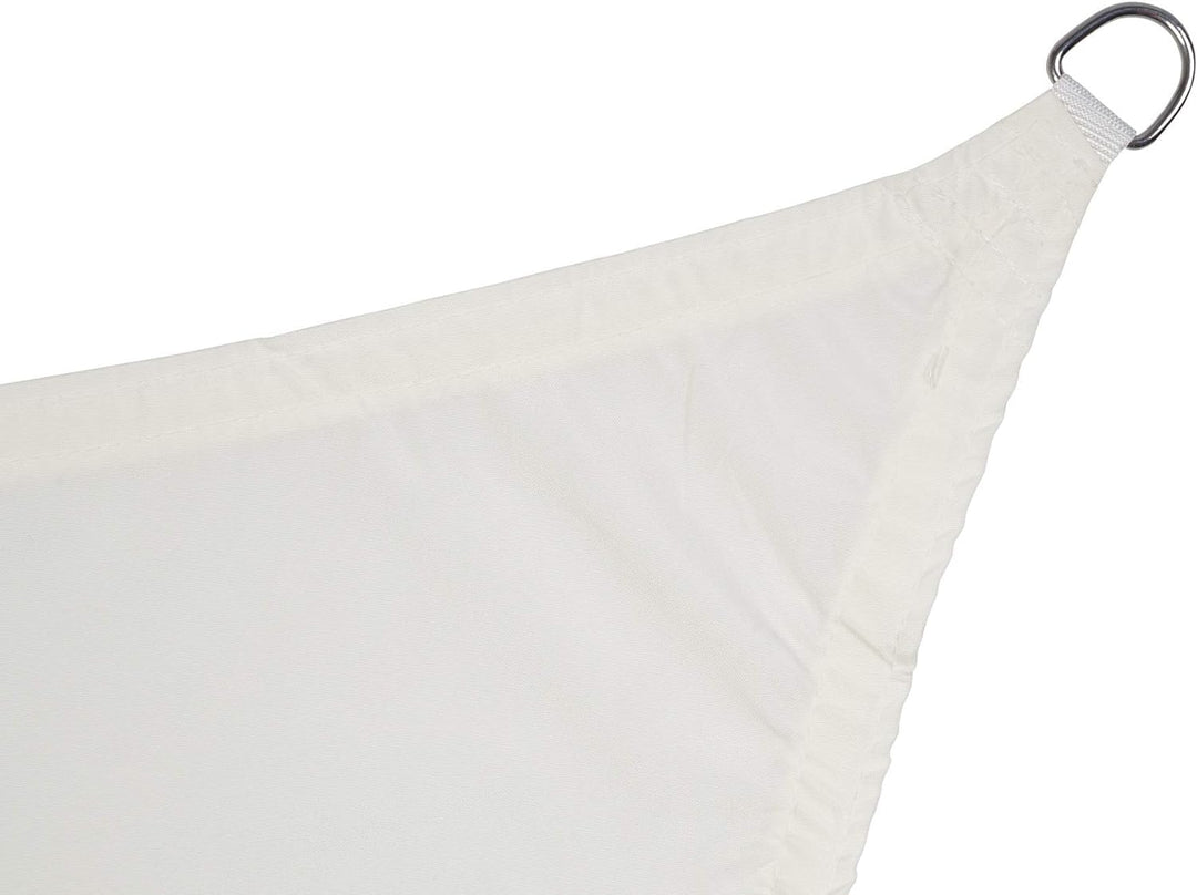 Toldoro® Sonnensegel 6x6x6 m dreieckig & regendicht/Komplettset inkl. 2X Wandhalter, 1x Mast mit Höh