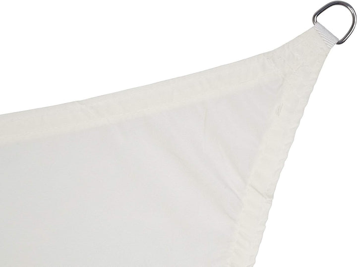 Toldoro® Sonnensegel 6x6x6 m dreieckig & regendicht/Komplettset inkl. 2X Wandhalter, 1x Mast mit Höh