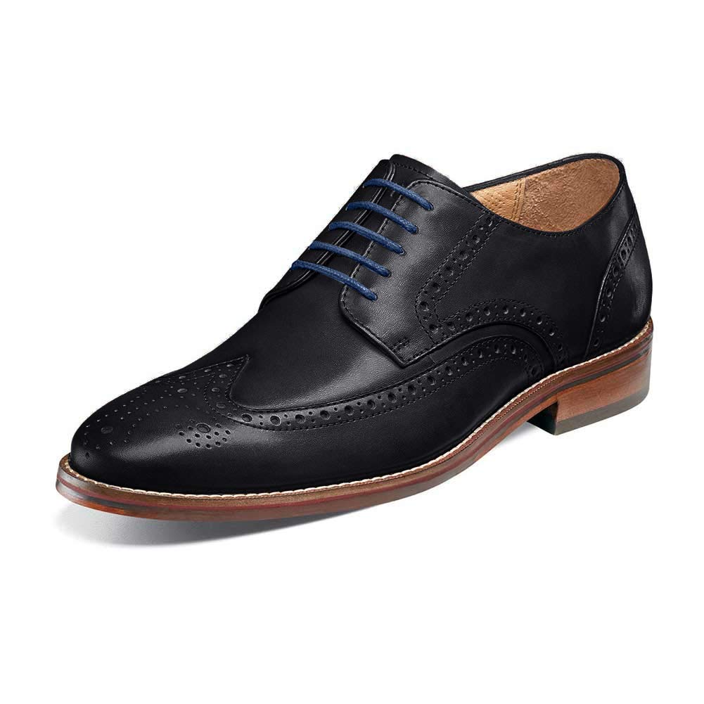 Florsheim Herren Salerno Wing Ox Oxford 43 EU Schwarz, 43 EU Schwarz