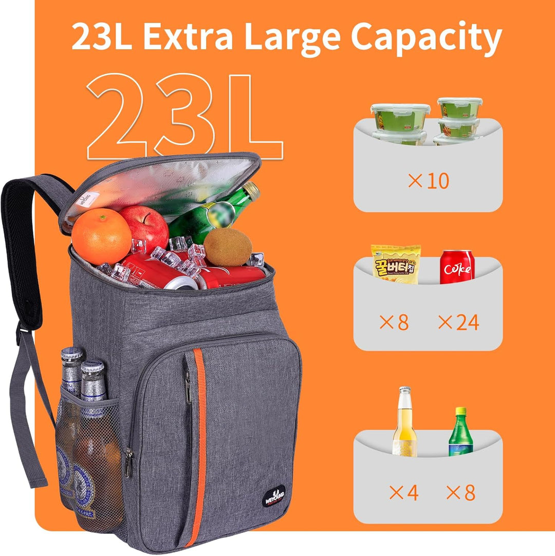 22L Kühlrucksack - Gross Kühltasche Picknickrucksack Wasserdichter Rucksack Ultraleicht Rucksäcke Mä