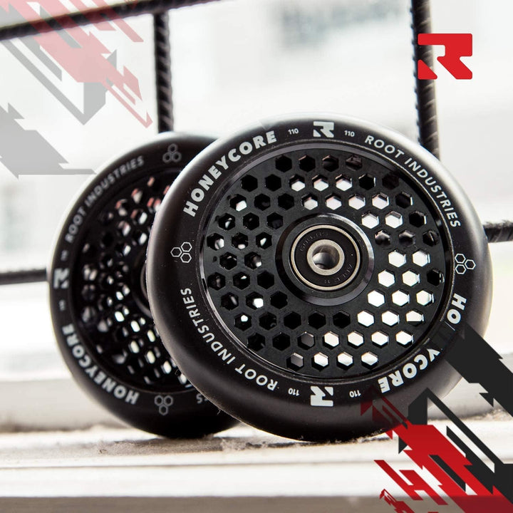 Root Honeycore Scooter-Räder Schwarz 110mm, Schwarz 110
