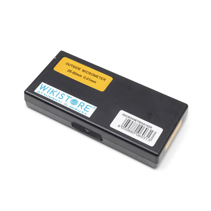 WIKISTORE PROFESSIONELLER MIKROMETER 25-50 mm, Zentesimalmikrometer, Industrielle Präzision mit Alum