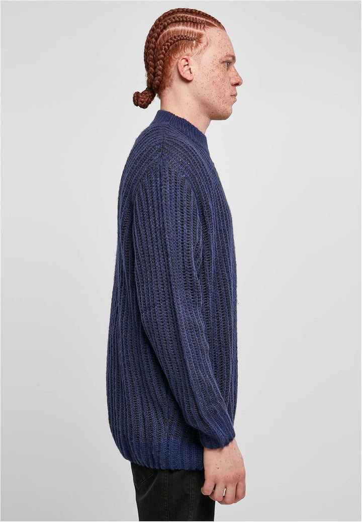 Urban Classics Herren Sweatshirt, XXL Darkblue/Midnightnavy