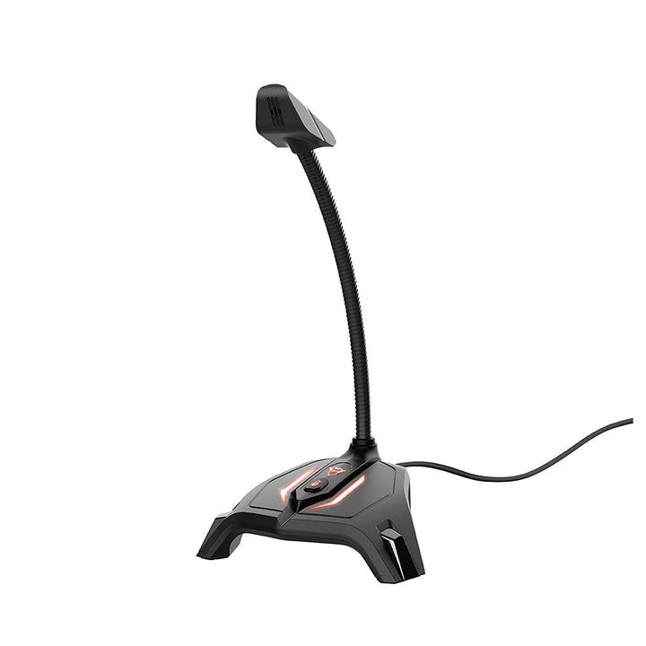Trust Gaming GXT 215 Zabi USB Mikrofon für Streaming, Kompaktes Format, Gaming-Mikrofon mit LED-Bele