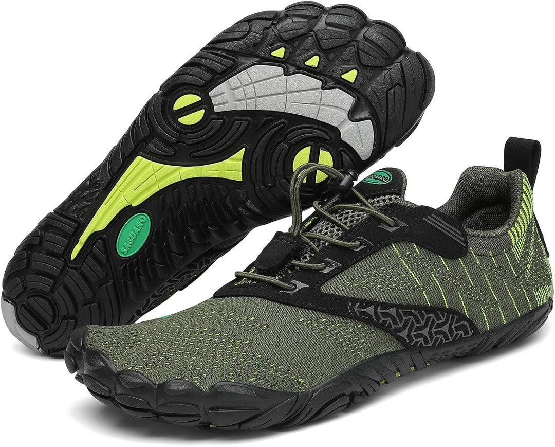 SAGUARO Herren Damen Barfussschuhe Wanderschuhe Traillaufschuhe Minimalistische Outdoor Wassersports