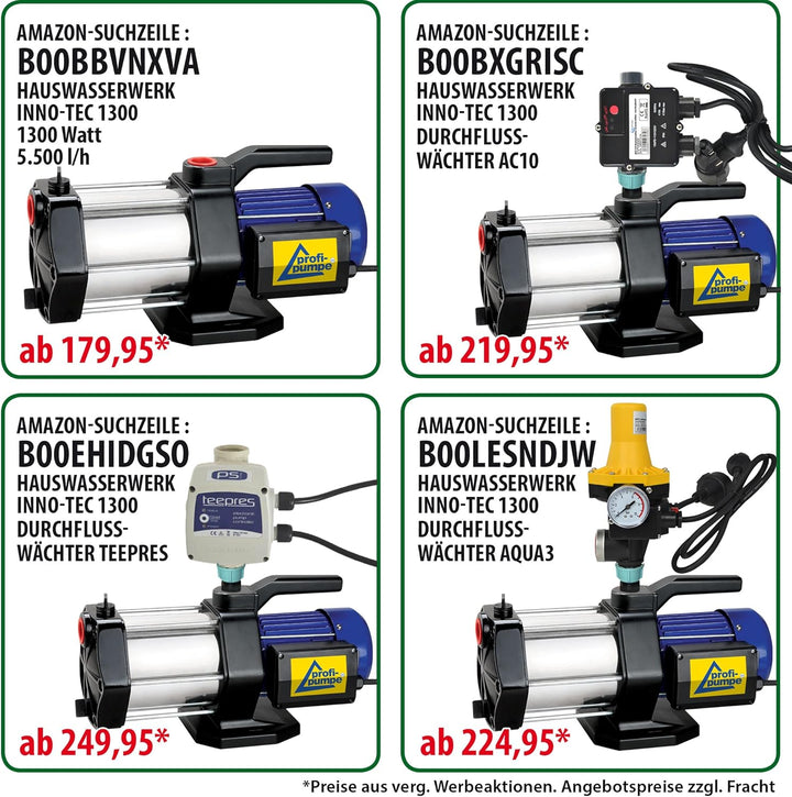 Pumpensteuerung Druckschalter Druckwächter Brio® verkabelt Automatic-Controller Durchflusswächter ve
