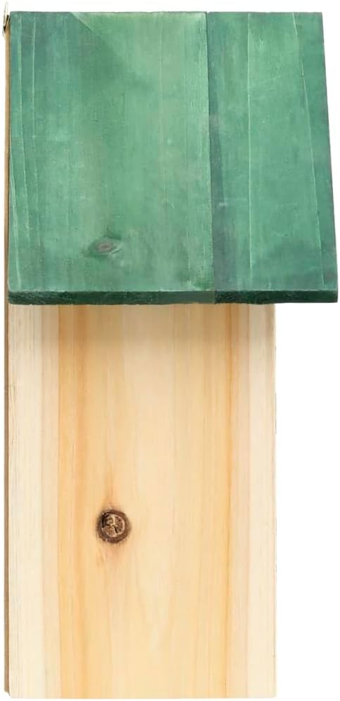 Insektenhotel 2er Set aus massivem Tannenholz, Nisthilfe für Bienen, Käfer und Schmetterlinge, Wette