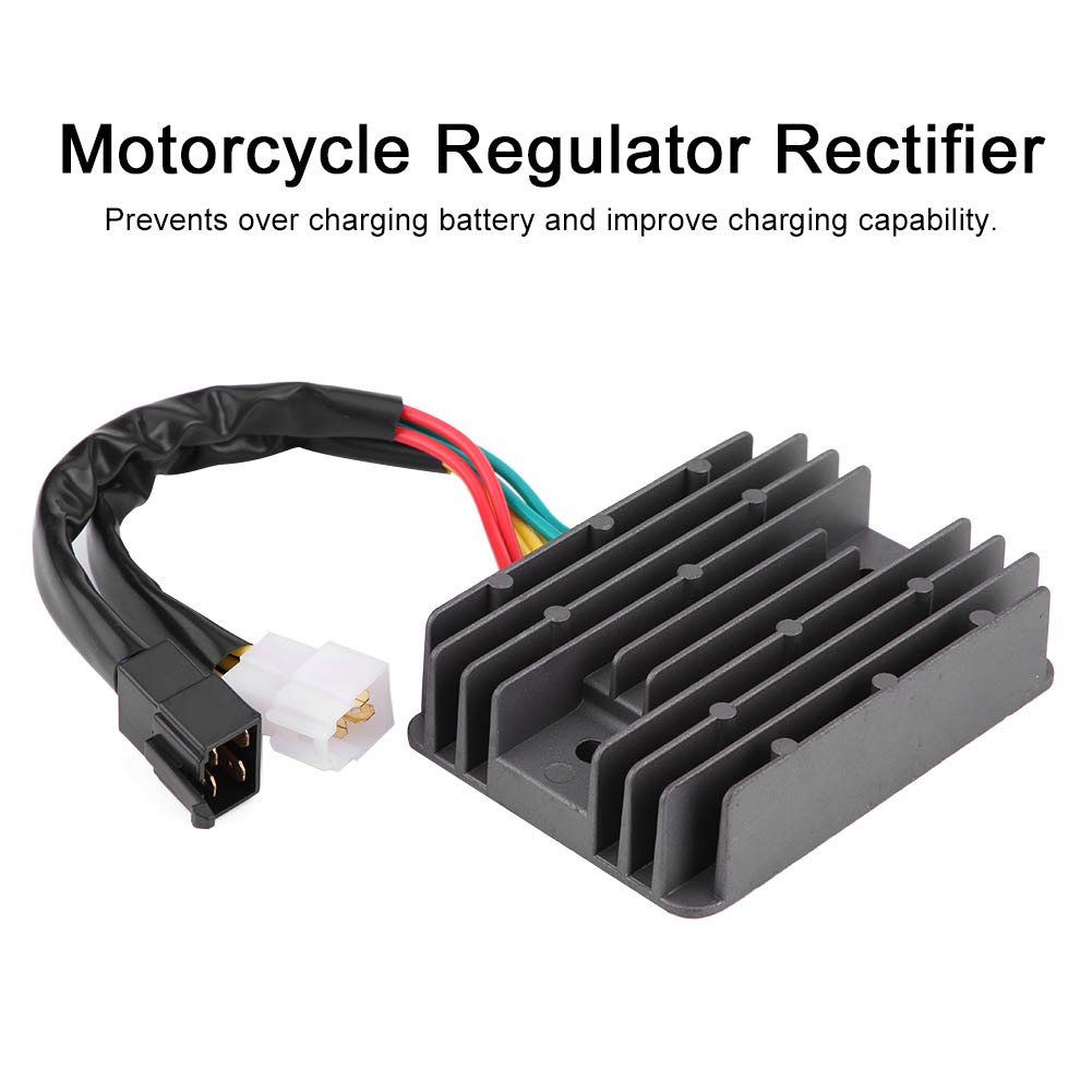 KIMISS Aluminium Motorrad Spannungsregler Gleichrichter Regler Stabilisator fur Ducati Monster 600 6