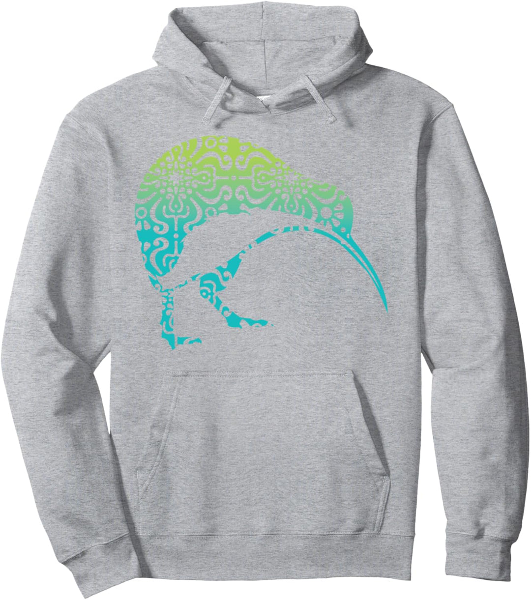 Maori Kiwi Tribal Aboriginal New Zealand Bird Art Pullover Hoodie