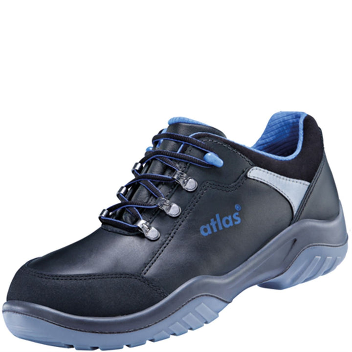 Atlas ESD Sicherheitsschuhe Ergo Med 465 XP Blueline Distance 10 nach EN ISO 20345 S3 SRC 41 EU Schw