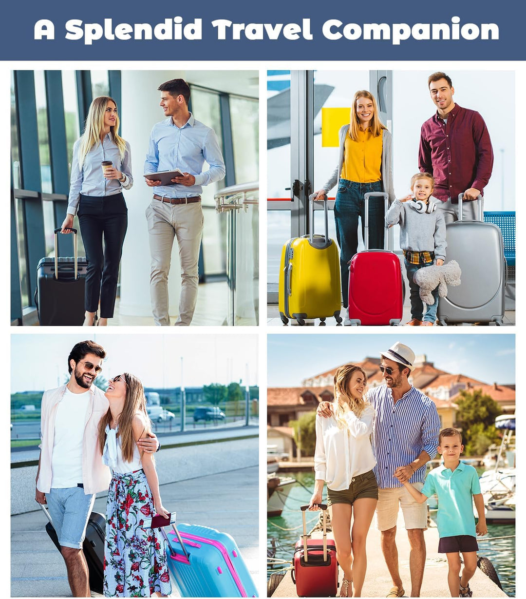 Morbuy Elastisch Kofferschutzhülle, Gross Kofferhülle Blau mit Reissverschluss, Suitcase Luggage Cov