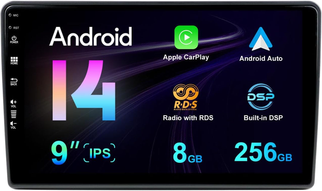 Android 12 Autoradio 9 Zoll Doppel Din Radio Für FIAT Ducato/Peugeot Boxer/Citroen Jumper 2006-2022