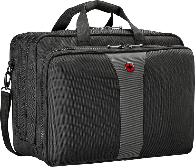 WENGER Legacy ECO Business Case Laptop-Tasche zum Umhängen, Notebook bis 17 Zoll, Tabletfach bis 10