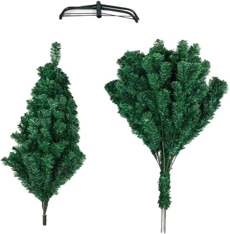 LEADZM 180/210/240cm Künstlicher Weihnachtsbaum, Tannenbaum künstlich mit Metallständer, Christbaum,