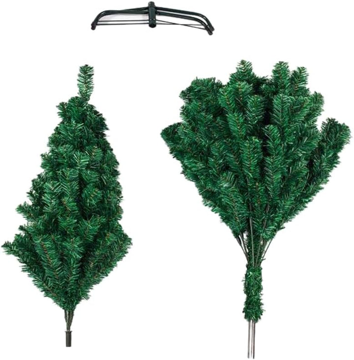 LEADZM 180/210/240cm Künstlicher Weihnachtsbaum, Tannenbaum künstlich mit Metallständer, Christbaum,