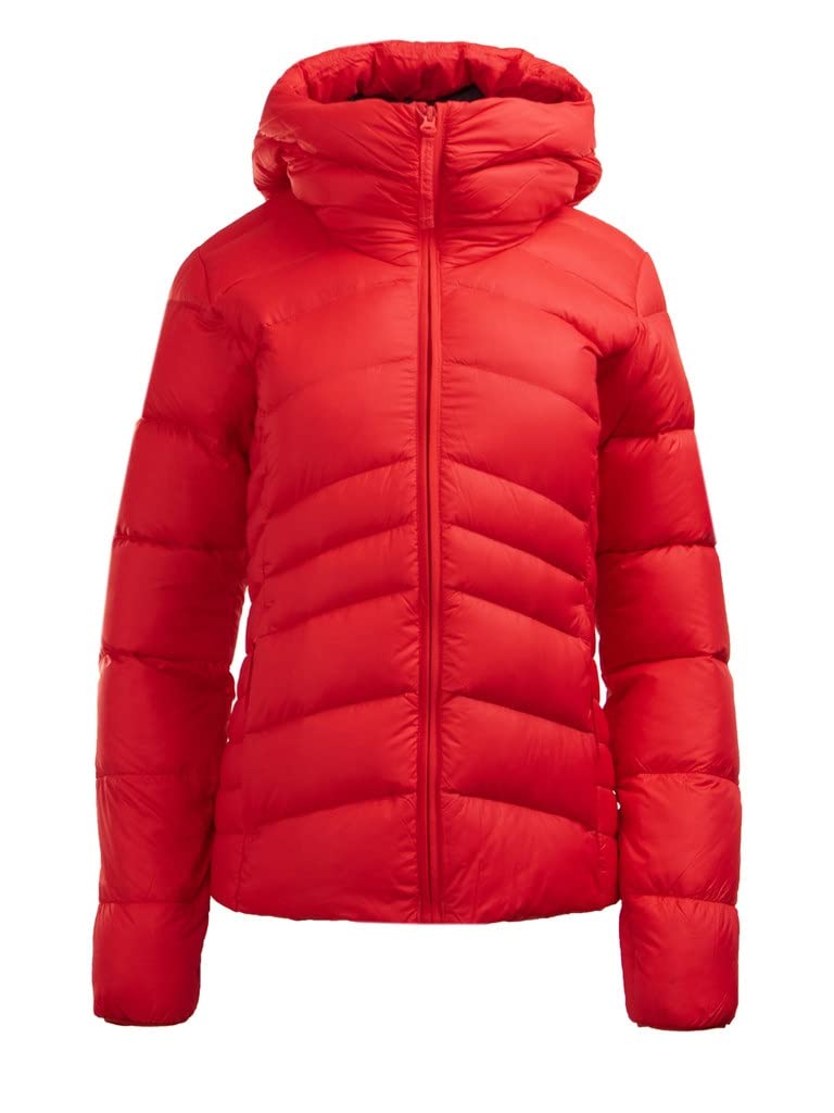 Columbia Damen Autumn Park Down Hooded Jacket Autumn Park Daunenjacke mit Kapuze M Red Lily, M Red L