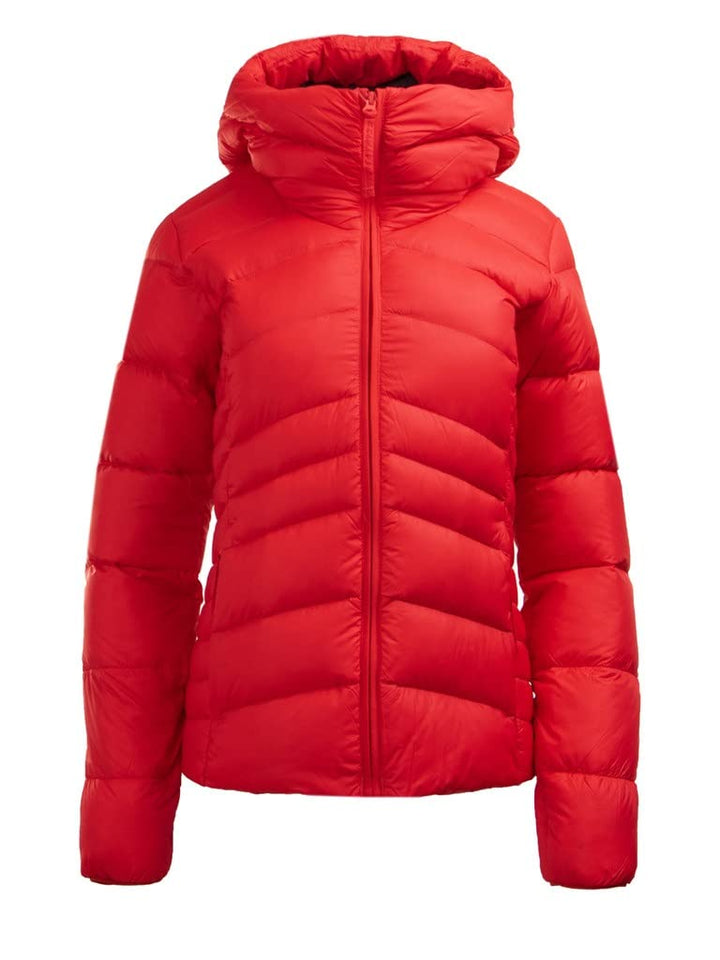 Columbia Damen Autumn Park Down Hooded Jacket Autumn Park Daunenjacke mit Kapuze M Red Lily, M Red L