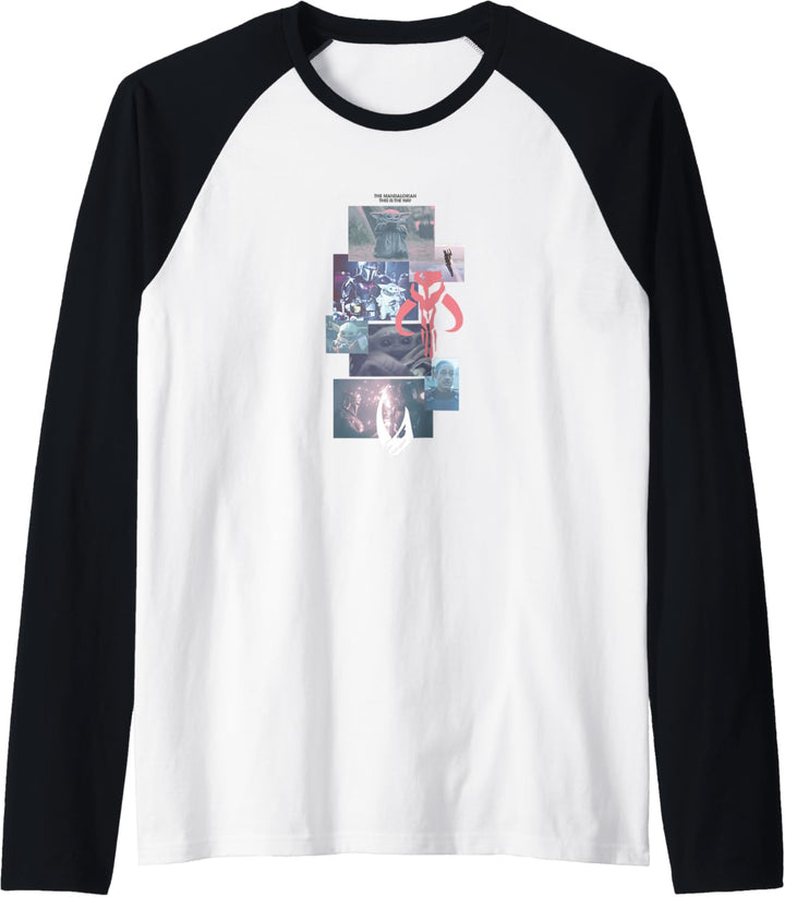 Star Wars The Mandalorian Mando Stack Raglan