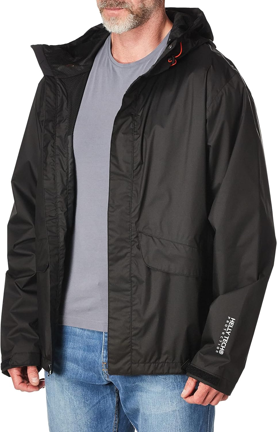 Helly Hansen Herren Waterloo wasserdichte Arbeitsjacke 3XL Schwarz, 3XL Schwarz