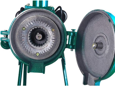 Getreidemühle Mit Trichter,Lightakai 2200W 220V Kornmühle Elektrisch Einstellbare Dicke Schrotmühle