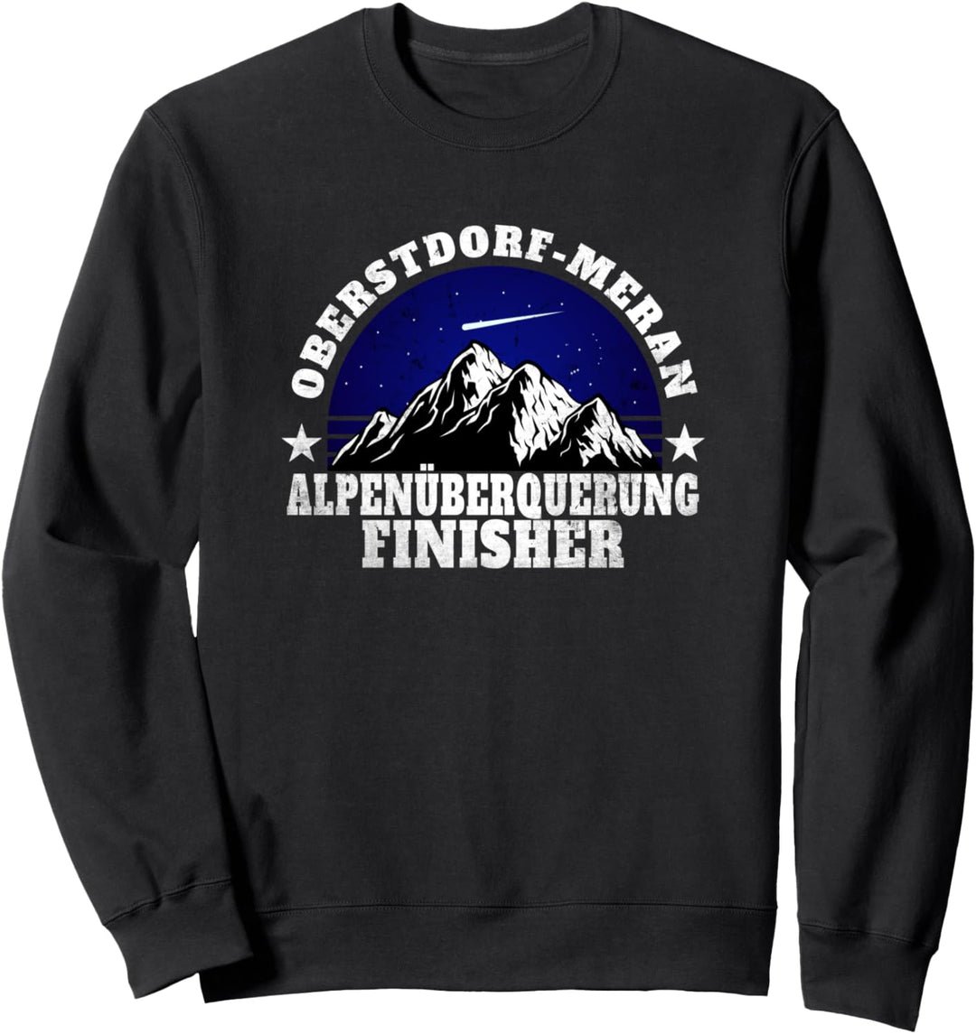 Alpenüberquerung E5 Oberstdorf Meran Shirt I Alpen Berge Sweatshirt