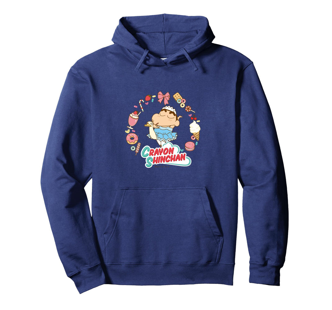 Crayon Shin-chan Shin-chan und Swan Dessert Time Pullover Hoodie
