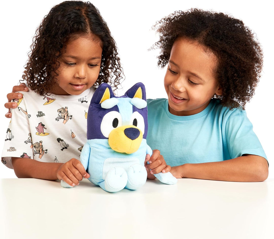Bluey - Sprechendes Plüschtier, 33 cm, Interaktiv, Singt, 9 Verschiedene Sprüche, bluey