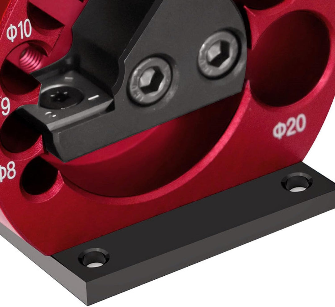 Dübelbohrmaschine Jig Kit, 8mm bis 20mm 8 Löcher einstellbare Dübelschneider Dübelplatte mit Hartmet