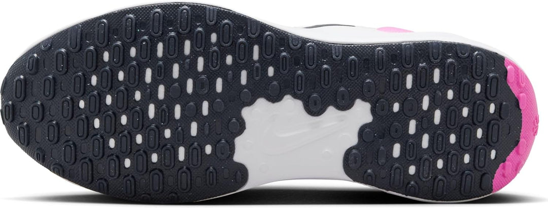 Nike Unisex Kinder Revolution 7 (Gs) Sportschuh White Midnight Navy Playful Pink 32 EU, White Midnig