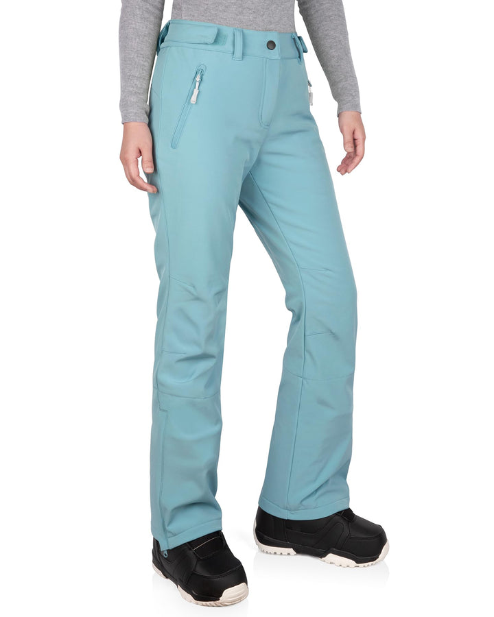 33,000ft Damen Skihose Outdoorhose Wasserdicht Winddichte Softshellhose Warme Gefütterte Trekkinghos