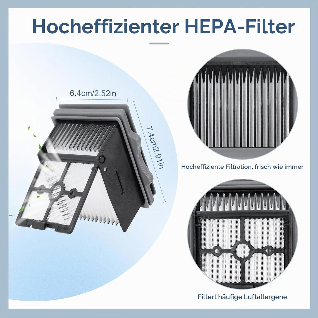 Bürstenrolle Filter Ersatzteile für Tineco Floor One Stretch S6/Switch S6/ Floor one S6 stretch lite