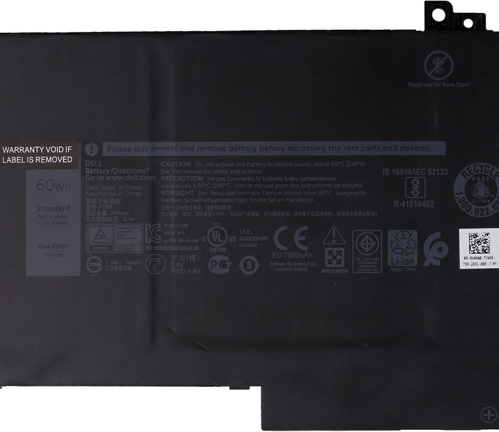 Swark Akku F3YGT Replacement Komplett with Latitude E7280, E7480, E7290, 7380, 7390 7480 7490, Latit