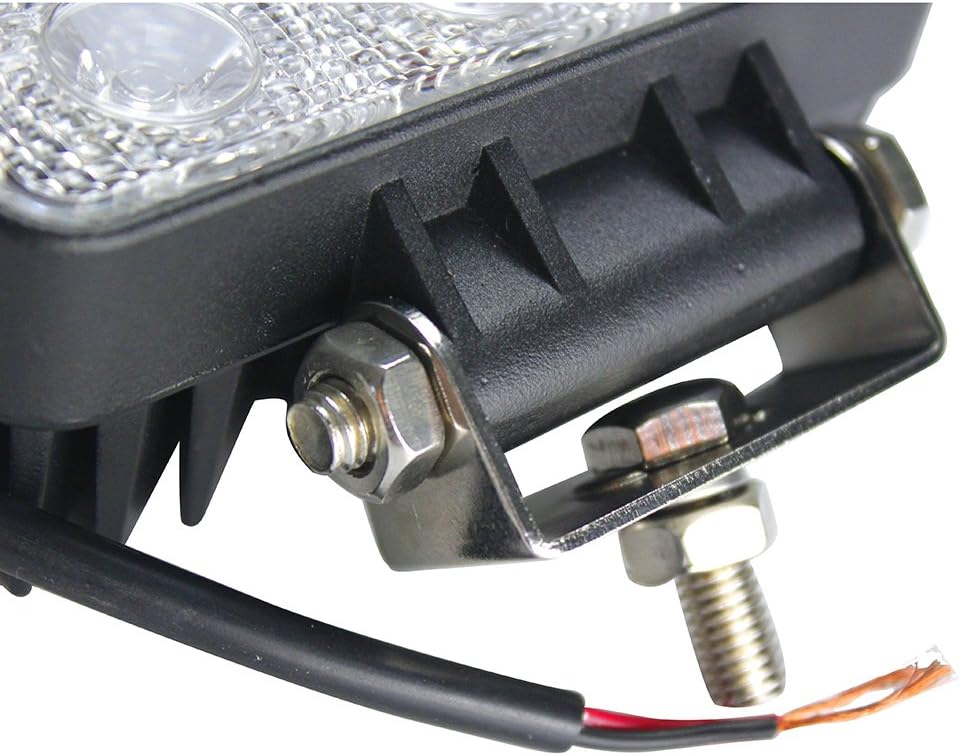 BRIGHTUM 18W LED Arbeitsscheinwerfer weiss 12V 24V Flutlicht Reflektor work light Scheinwerfer Arbei