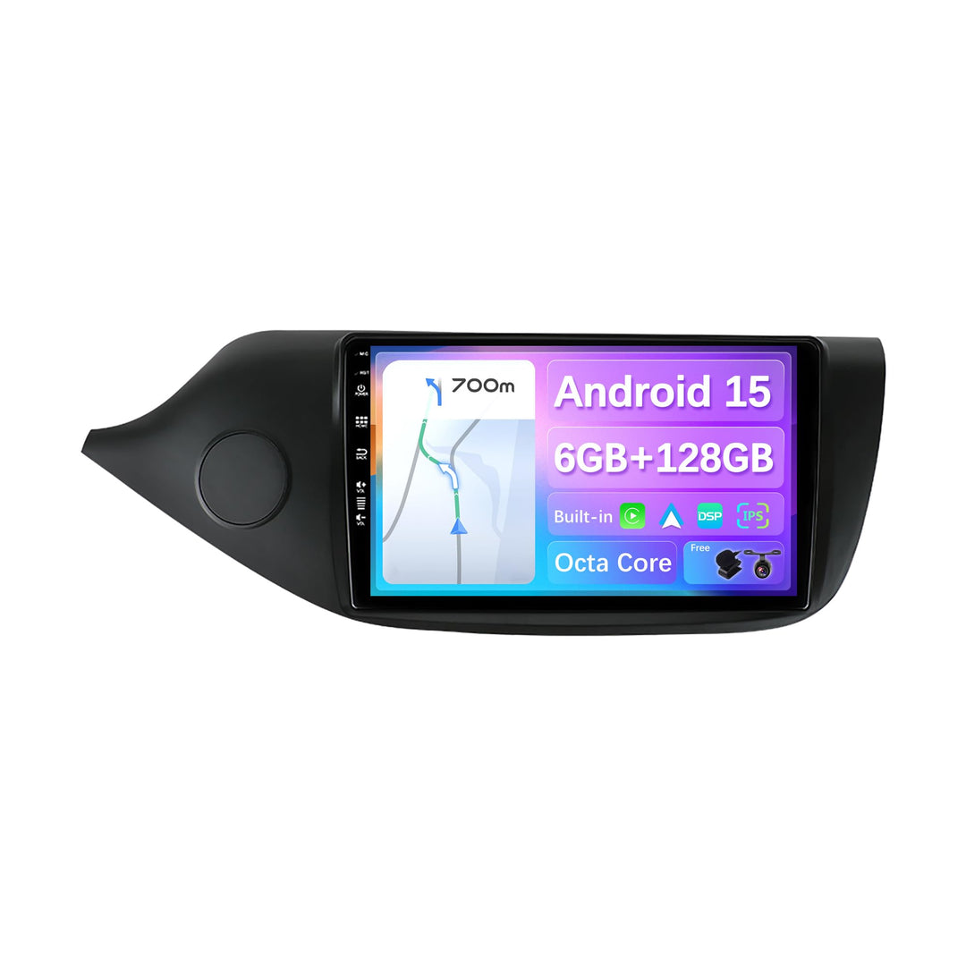 BXLIYER - 6G+128G - Android 12 IPS Autoradio Passt für Kia CEE'd CEED JD (2012-2018) - Kabellos CarP