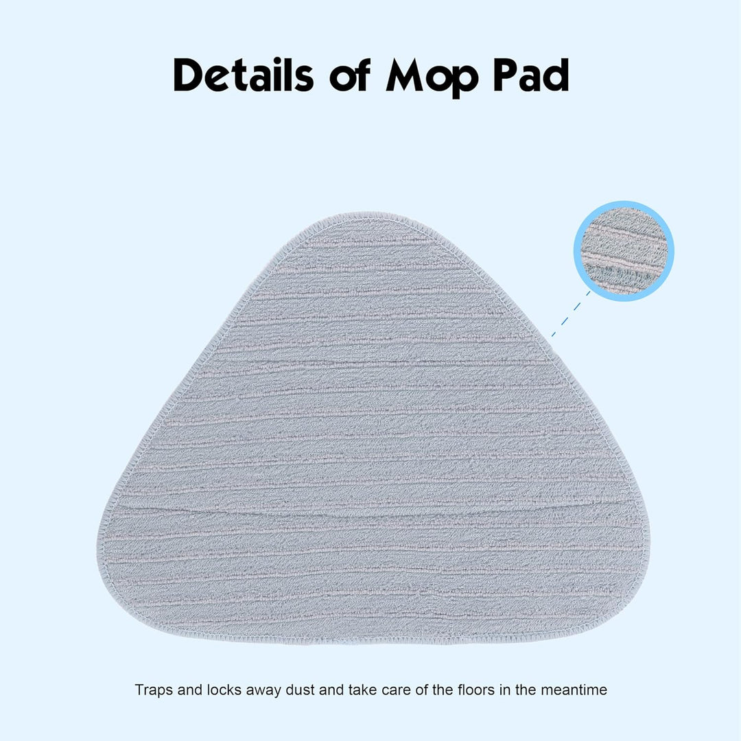 LTWHOME Ersatz Mikrofaser Mop Pads Passend für Dirt Devil 318022 M318 Vacuum Cleaner (6 Stück)