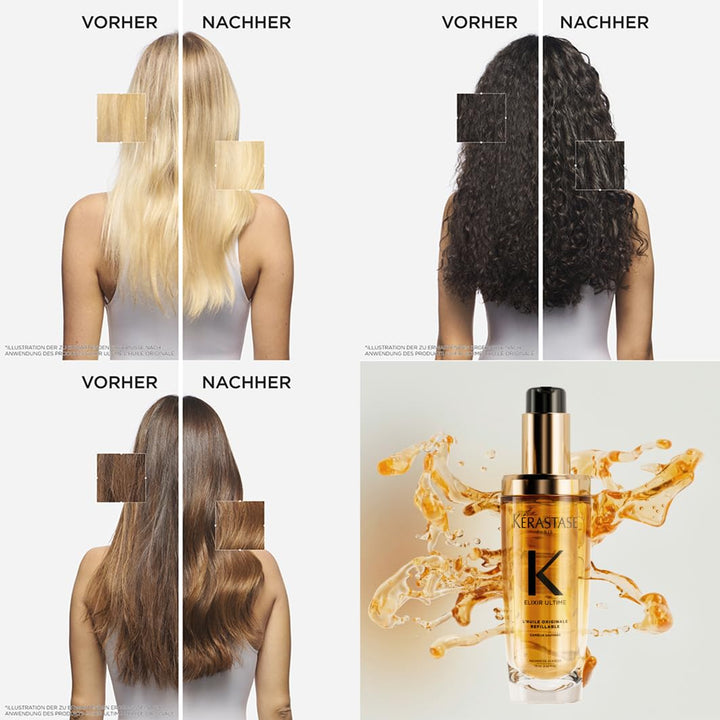 Kérastase Haaröl für trockenes Haar, Pflegend und nährend für mehr Glanz, Hitzeschutz und Anti-Frizz