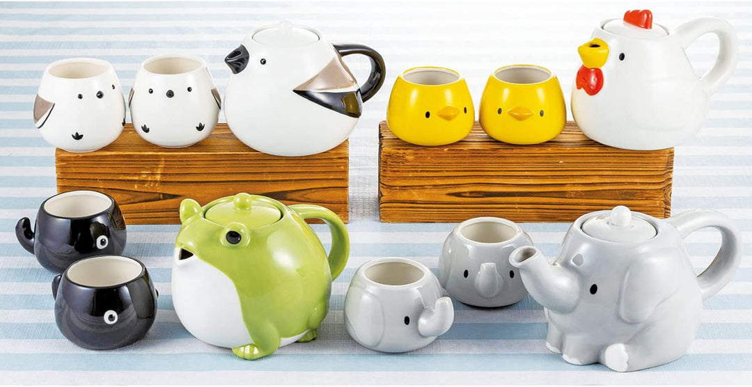 SAN3750 Süsses Tafelgeschirr Tasse Tee Set, ca. 600 ml, Küken, Eltern und Kind Shiwatori Küken Elter