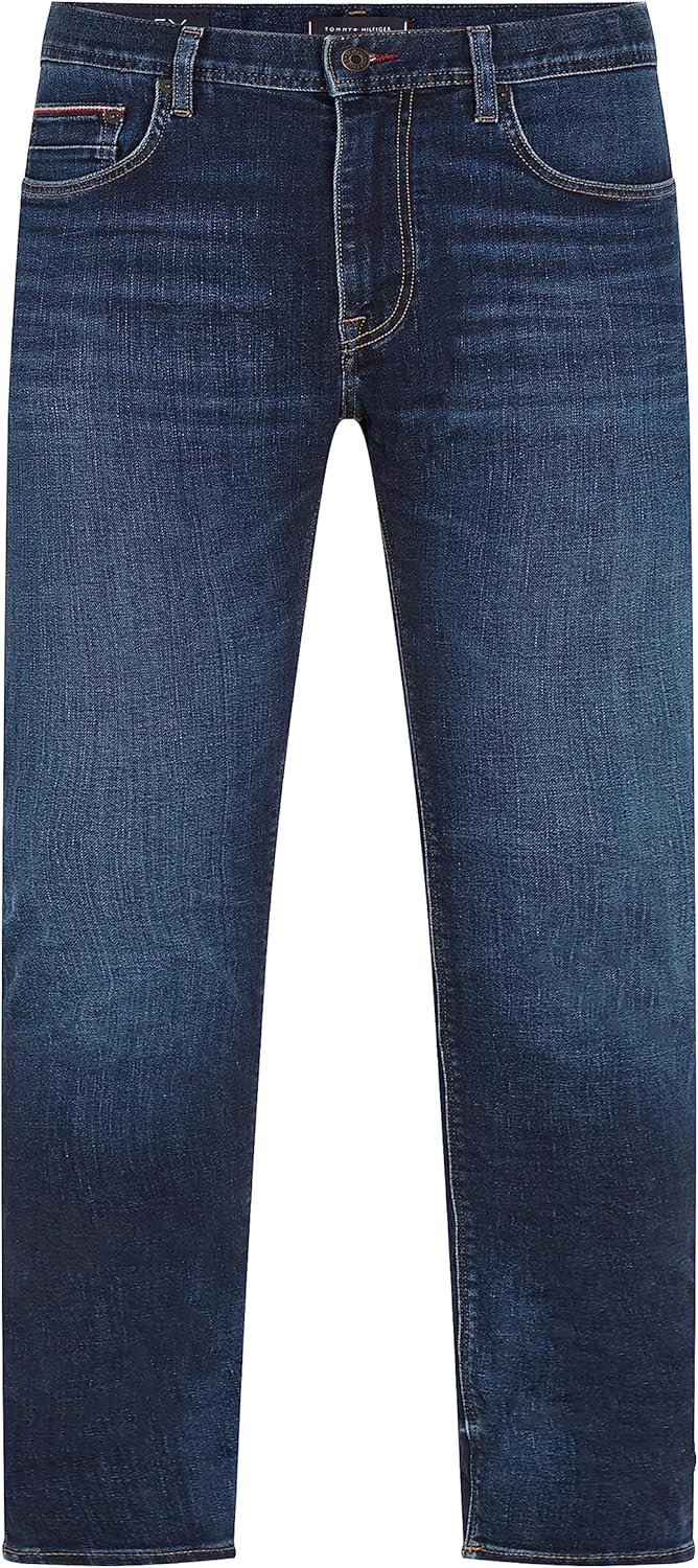 Tommy Hilfiger Herren Slim Bleecker Pstr Morton Indigo Jeanshosen 31W / 34L Denim (Morton Indigo), 3