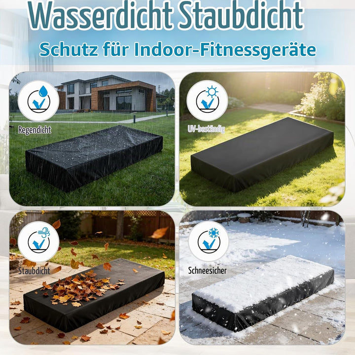 Onlyme Laufband Abdeckung, Laufbandabdeckung Wasserdicht Outdoor für elektrisches Laufband unter dem