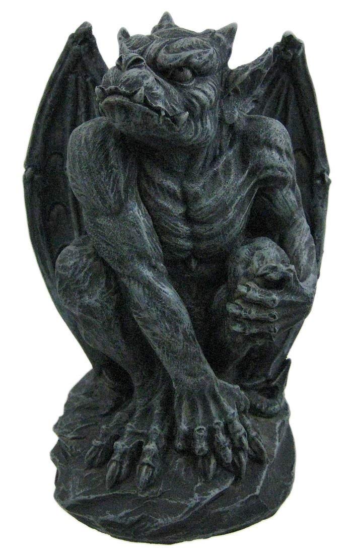 Gargoyle Figur hockend - Fantasy Deko