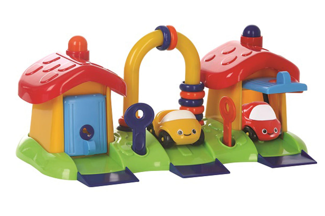 Gowi 455-24 Speed Buggy Garage und 2 Speed Buggies, Fahrzeuge