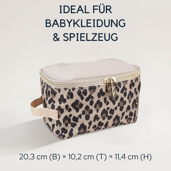 Itzy Ritzy Packing Cubes - Set of 3 Packing Cubes or Travel Organizers; Each Cube Features A Mesh To