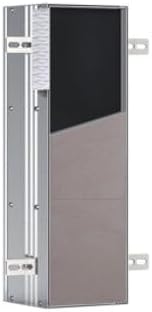EMCO Asis Plus Unterputz-WC Modul mit Toilettenpapierhalter, Badezimmerschrank für unsichtbaren Stau