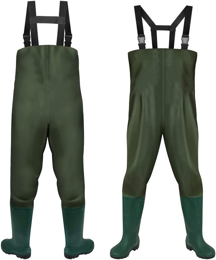 Einfeben Wathose 70 Denier Nylon Fisch Teich Anglerhose Wasserdicht Fischer Teichhose Gummi mit Stie
