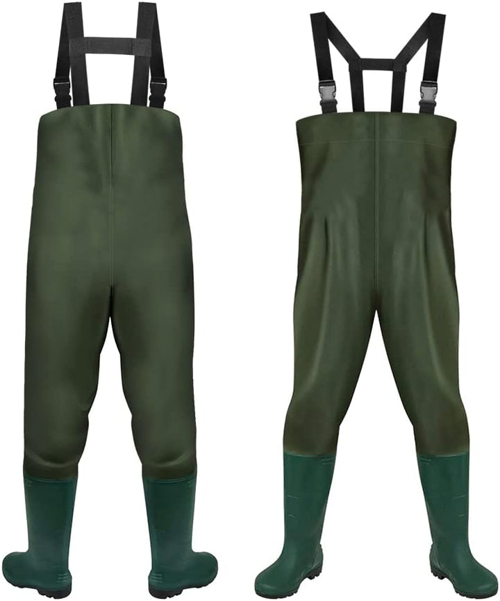 Einfeben Wathose 70 Denier Nylon Fisch Teich Anglerhose Wasserdicht Fischer Teichhose Gummi mit Stie