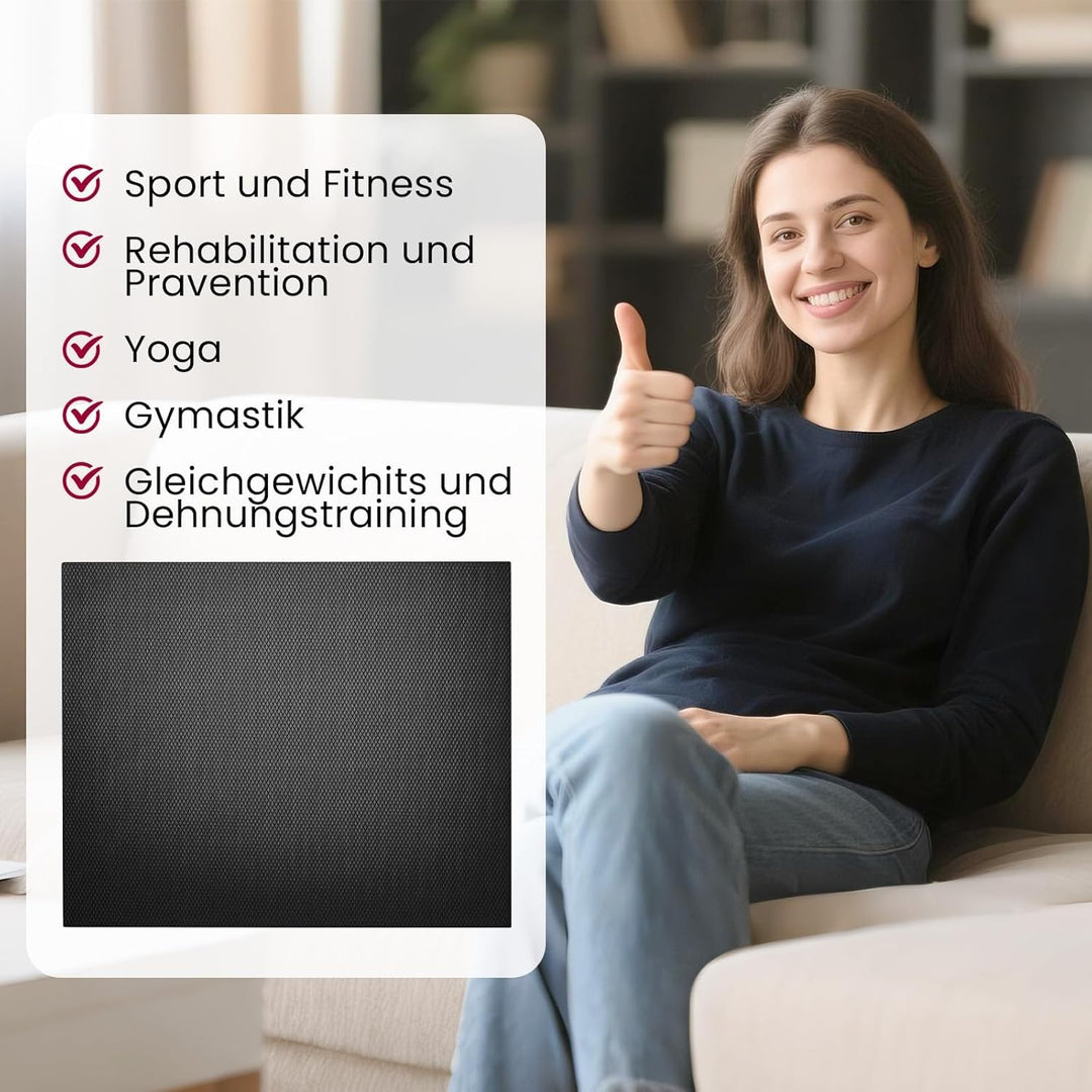 Balance Pad extra dick, rutschfeste Schaumstoffmatte für Fitness, Stabilitätstraining und Yoga,und K