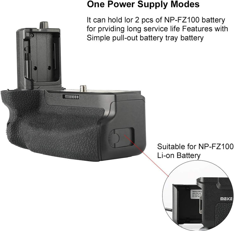 Meike MK-A7R IV Professioneller vertikaler Batteriegriff für Sony A7R IV A9II A7IV A7SIII A1 Kameras