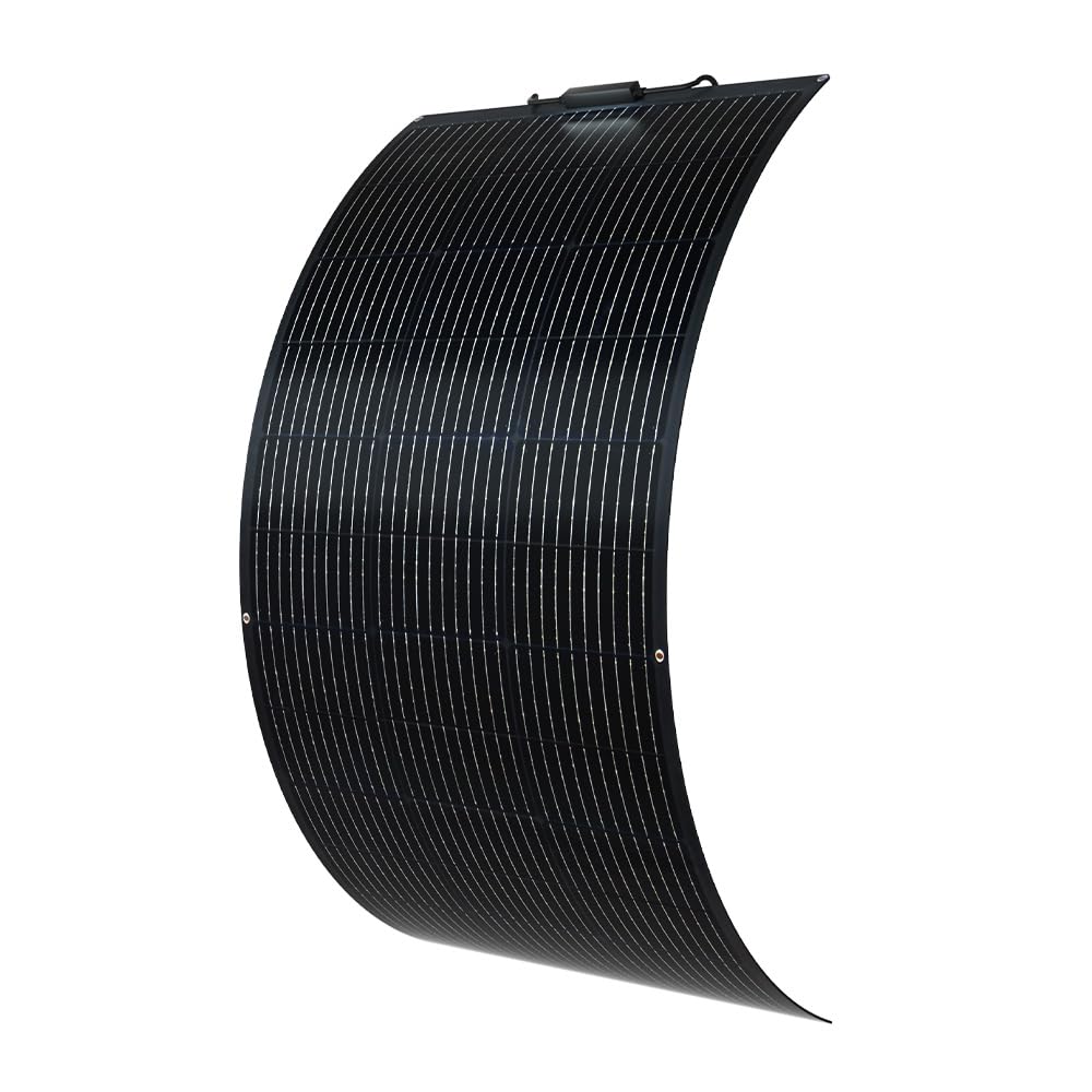 120W 12V Solarpanel Flexibel, Monokristallines Flexible Solarmodule Solarpanel Schmal Lang, für Wohn