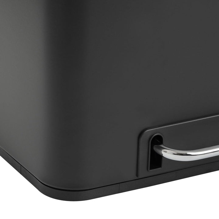 SVITA TM2X24 Treteimer 48 Liter Abfalleimer Mülleimer Design Mülltrennung Papierkorb Küchen-Ordnung